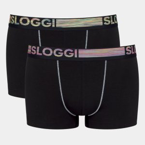 PACK DE DOS BOXERS DE ALGODÓN- 10218485- Sloggi men GO ABC Natural B Hipster 2P