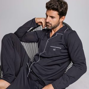 Pijama Hombre Hilo de Escocia vivo 148150 -ZD ZERO DEFECTS- TALLAS GRANDES