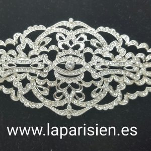 BROCHE BISUTERÍA PLATEADO