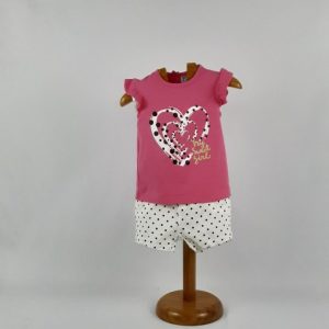 Conjunto Bebe Corazon 2408