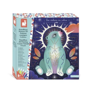 Pintura 3D puntillismo, Animales Cósmicos - Janod