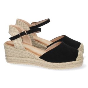 Alpargatas de Cuña en Color Negro