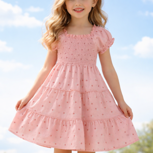 Vestido Nidos Salmón 3925 MAYORAL