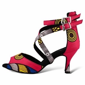 African Dance Shoes Print For Latin Dancers
