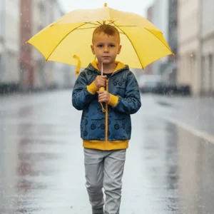 Chaqueta impermeable Tractores | Kurmi Kids