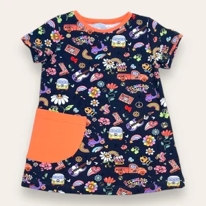 Vestido Flower Power - Kurmi Kids