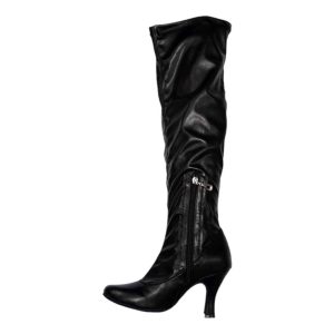 Black Thigh High Boots Lexi