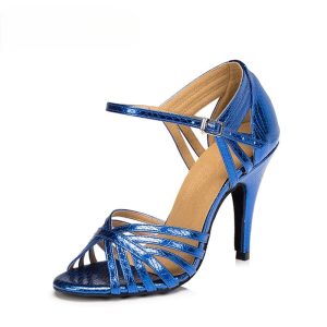 Blue Heels Dance Shoes