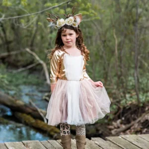 Vestido reno, talla 5-6 años