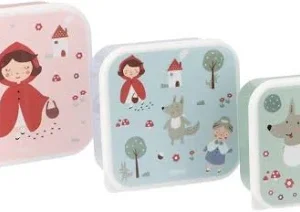 3 Cajas Almuerzo Little Red - Tutete